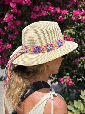 NEW HANDMADE IN MEXICO WOVEN HAT BAND